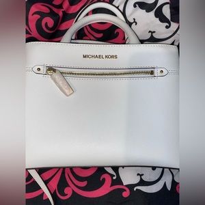 Michael Kors White Crossbody Purse